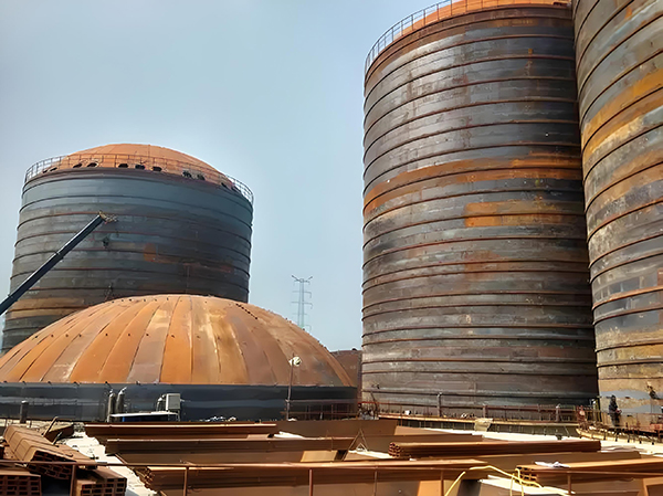 博白焦粉钢板仓